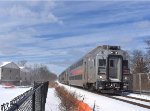 Eastbound NJT Train # 5518 gliding into Somerville Station-a Multilevel Set is protecting this run